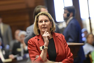 Milton Republican Rep. Jan Jones helped shepherd paid parental leave legislation through the General Assembly in 2024. Jones said the new policy will provide greater relief to mothers who often sacrifice vacation and sick time to take care of their children. / Georgia Recorder file photo by Ross Williams